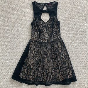 Black/Nude cocktail dress